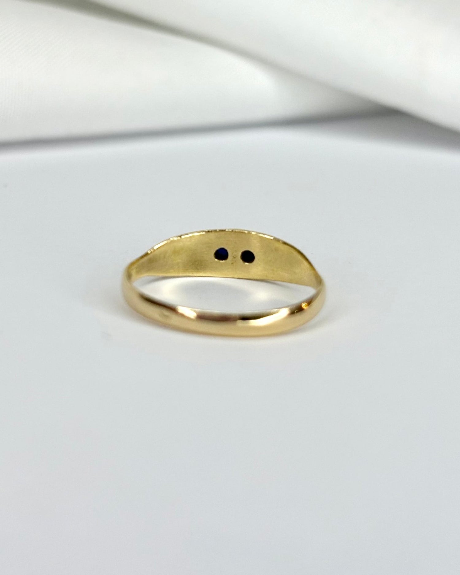 Bague Jonc 2 Saphirs &quot;Larissa&quot; - Elliade Paris