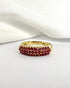 Bague Jonc 37 Rubis "Amandine" - Elliade Paris