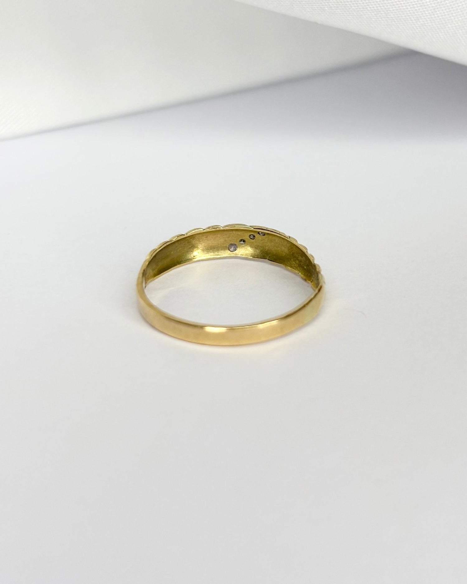 Bague Jonc 4 Diamants &quot;Élia&quot; - Elliade Paris