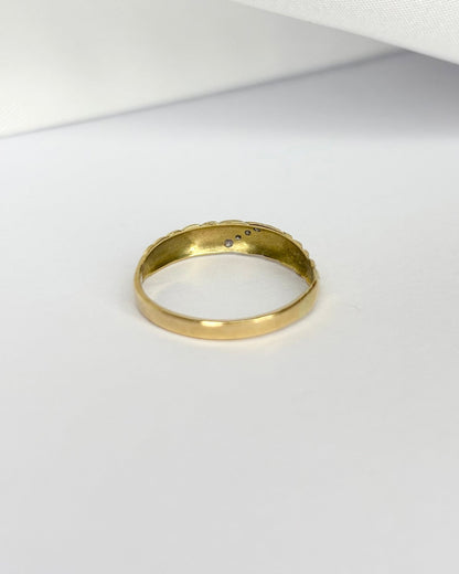 Bague Jonc 4 Diamants &quot;Élia&quot; - Elliade Paris