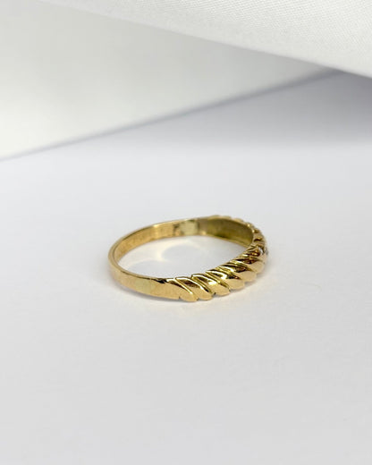 Bague Jonc 4 Diamants &quot;Élia&quot; - Elliade Paris