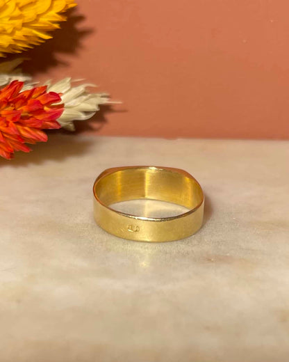 bague jonc ancienne en or 18 carats - Elliade Paris bijoux vintage