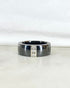 Bague Jonc Céramique & Diamants 6.16 g "Kamila" - Elliade Paris