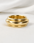 Bague Jonc Chaumet Or Jaune 18 carats 8.4g - Elliade Paris