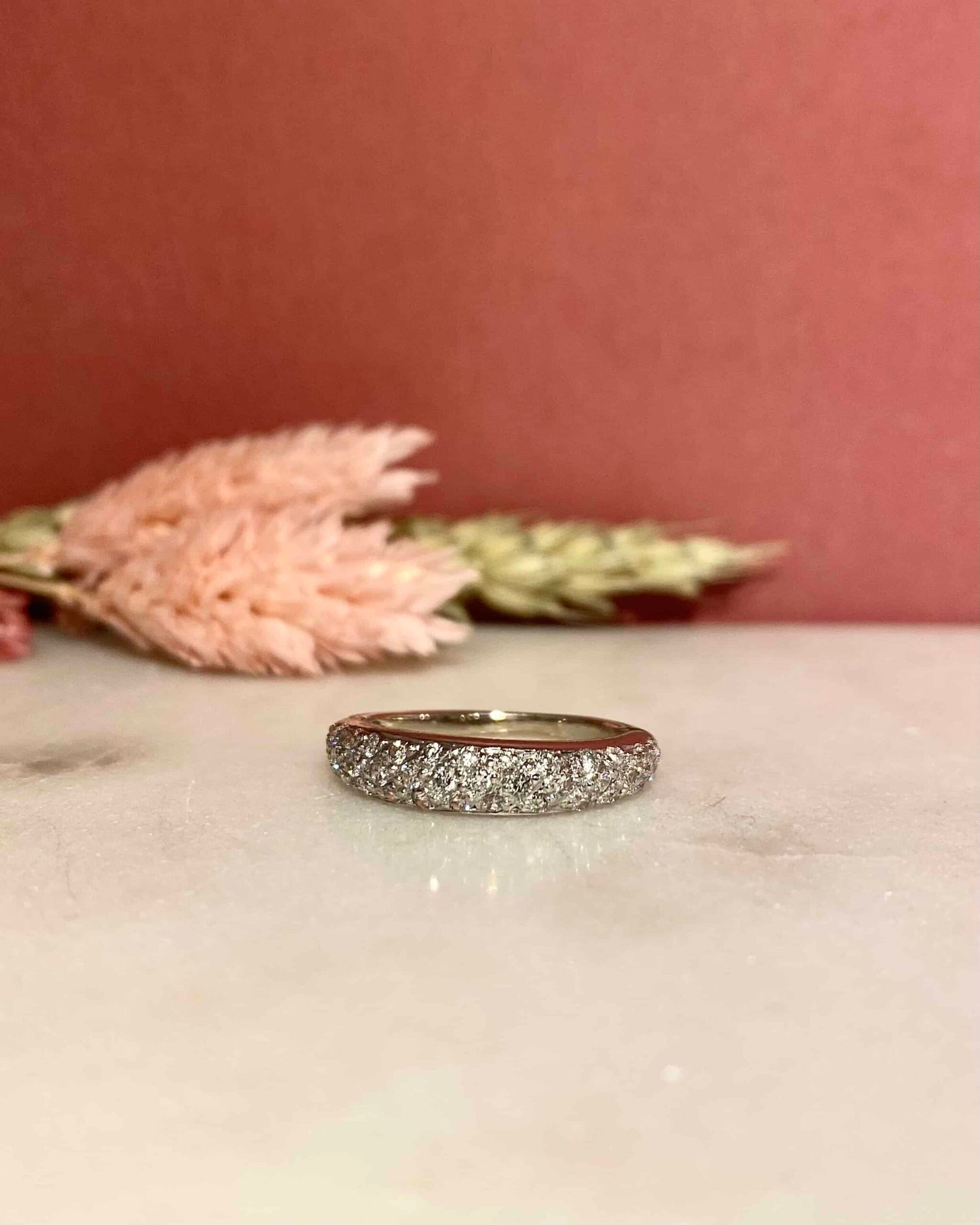 Bague Jonc Rivière 41 Diamants &quot;Evelyn&quot;