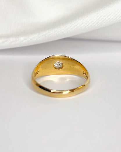 Bague Jonc Diamant 0.20 carat &amp; Or 4.25g "Céleste" - Elliade Paris