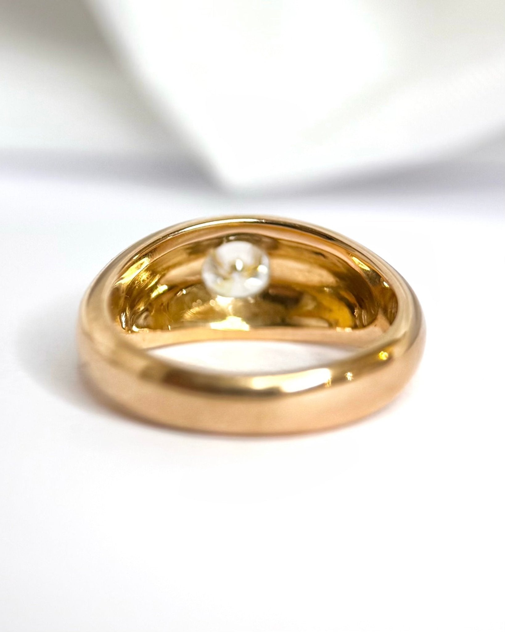 Bague Jonc Diamant 0.45 carat 5,42g "Coralie" - Elliade Paris