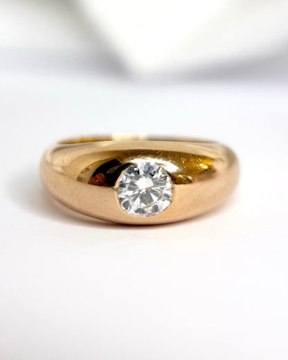Bague Jonc Diamant 0.45 carat 5,42g "Coralie" - Elliade Paris