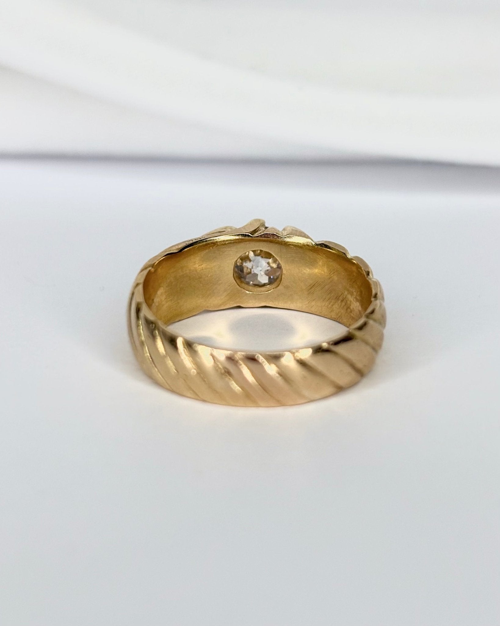 Bague Jonc Diamant 0.90 carat "Charlaine" - Elliade Paris