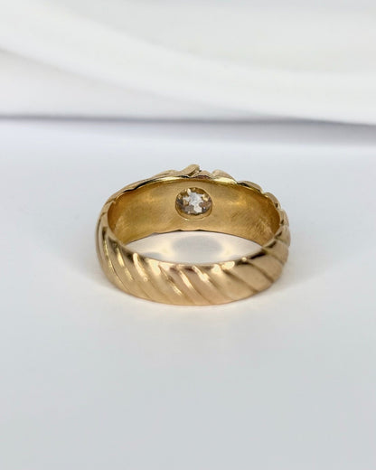 Bague Jonc Diamant 0.90 carat "Charlaine" - Elliade Paris