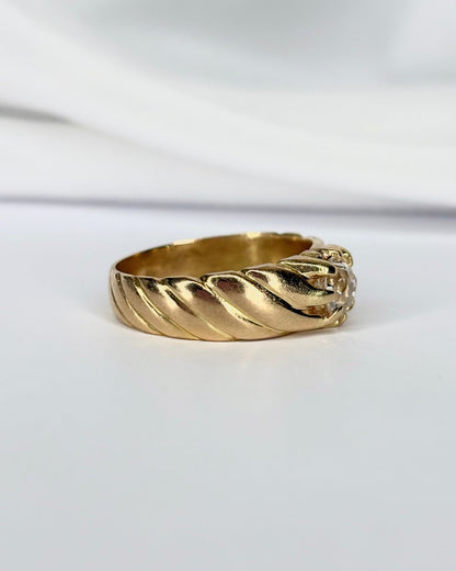 Bague Jonc Diamant 0.90 carat "Charlaine" - Elliade Paris