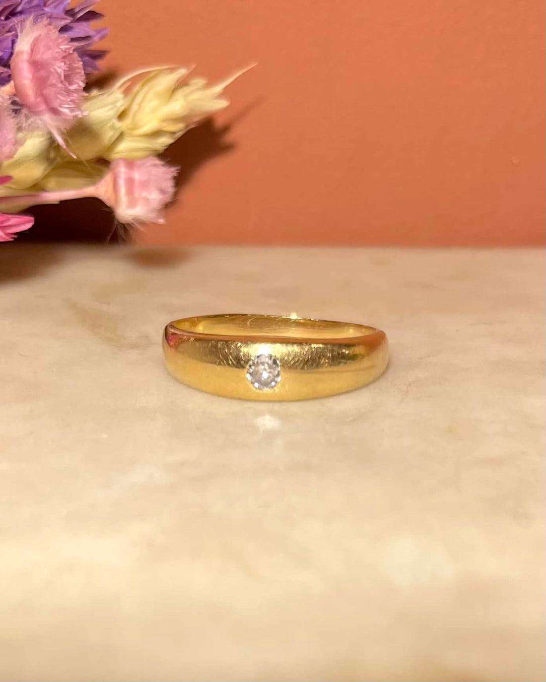 Anillo brazalete de oro y diamantes &quot;Freya&quot;