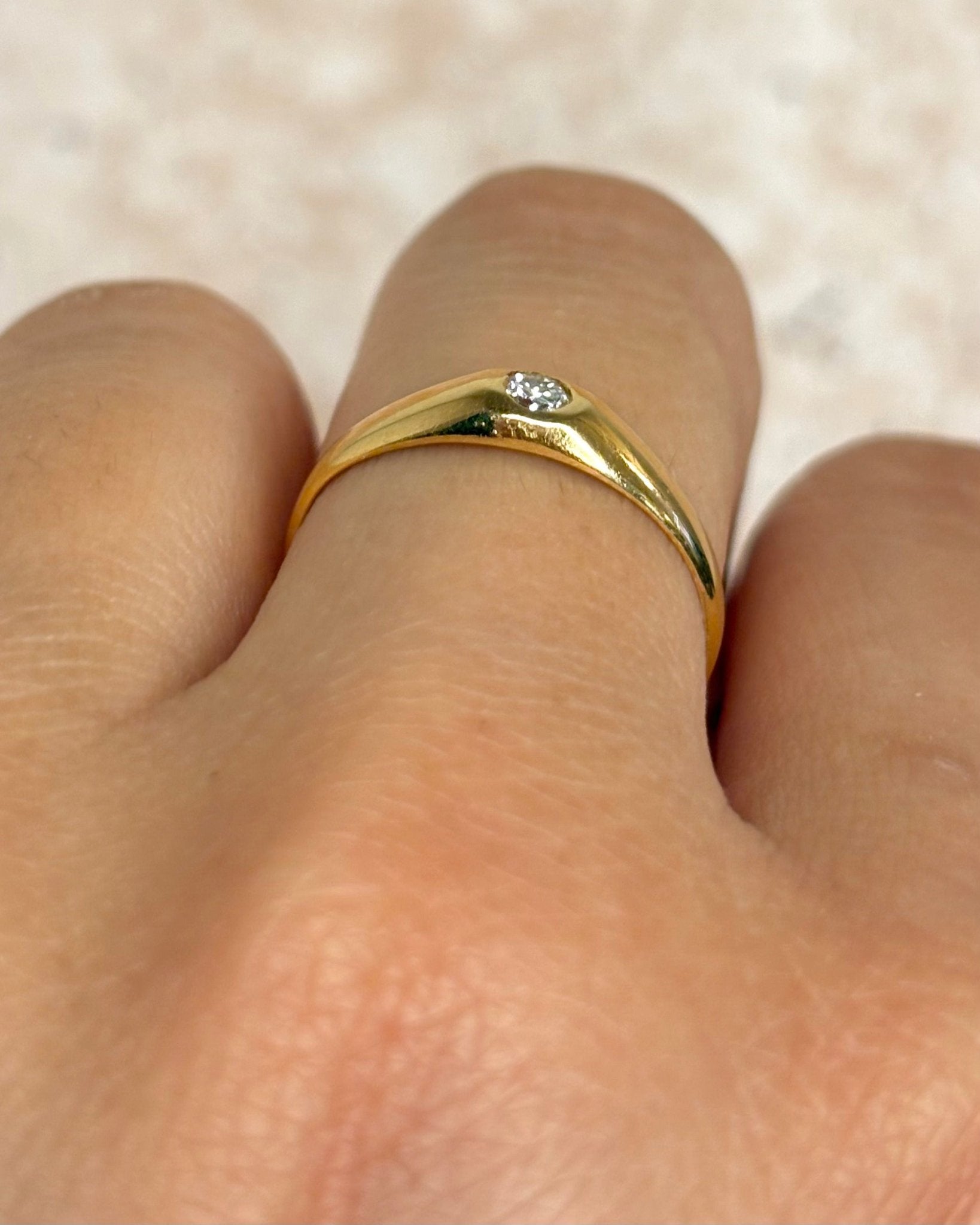 Bague Jonc Diamant "Camilla" - Elliade Paris