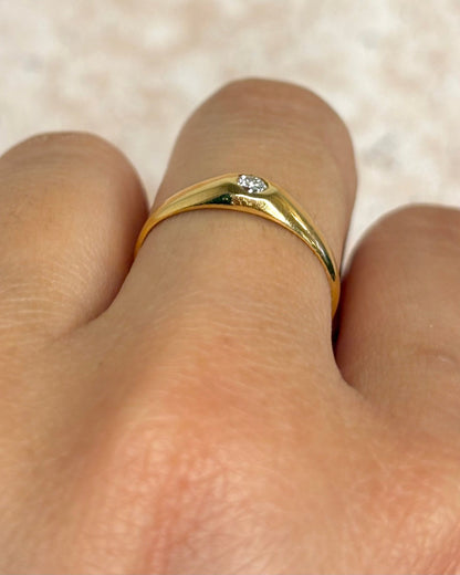 Bague Jonc Diamant "Camilla" - Elliade Paris