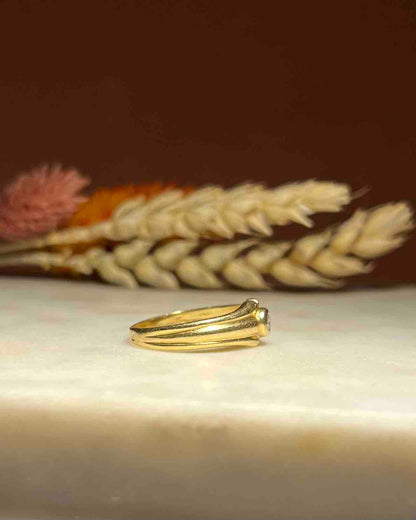 Bague Jonc Diamant &quot;Carmen&quot; - Elliade Paris