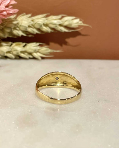 Bague Jonc Diamant Étoile &quot;Mirage&quot; - Elliade Paris