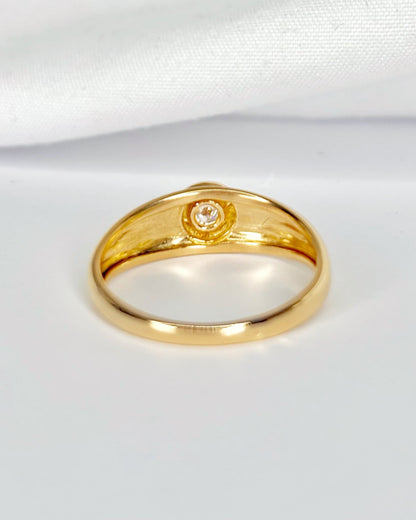 Bague Jonc Diamant "Nina" - Elliade Paris
