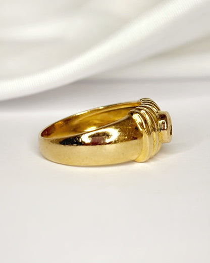Bague Jonc Diamant &amp; Or 5.84g "Clotilde" - Elliade Paris