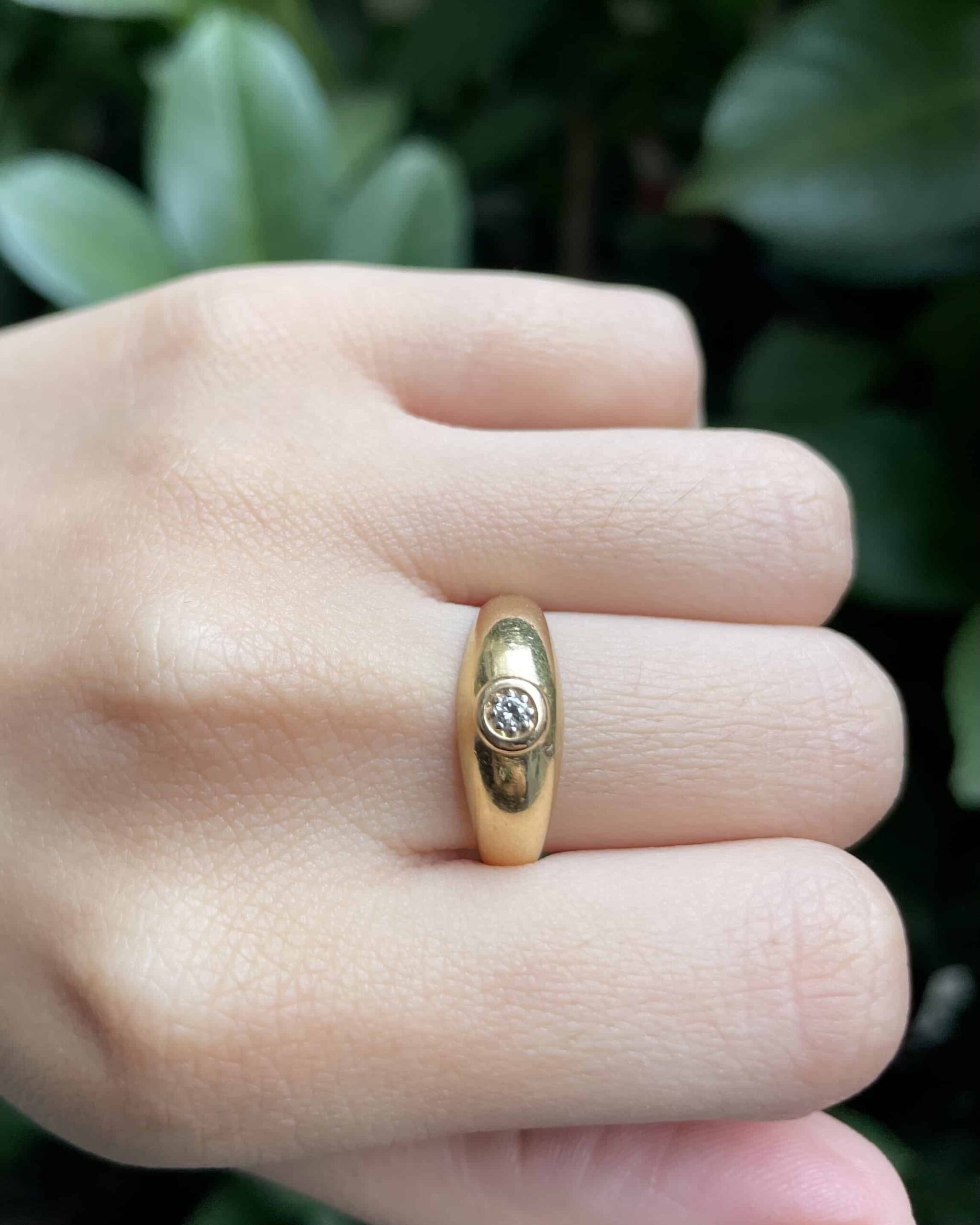 "Camila" Diamond Bangle Ring