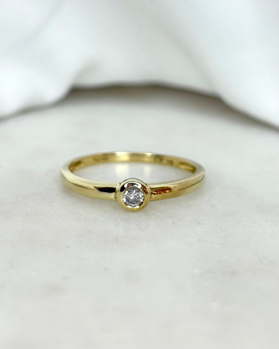 Bague Jonc Diamant "Valentine" - Elliade Paris