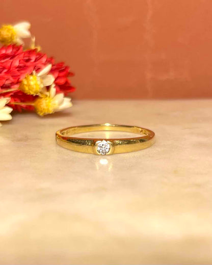 Bague Jonc Diamant &quot;Reem&quot;