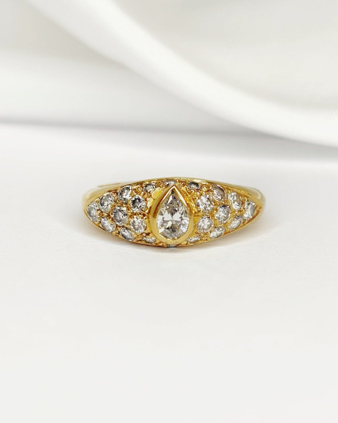 Bague Jonc Diamants 0.86 carat "Leïla" - Elliade Paris