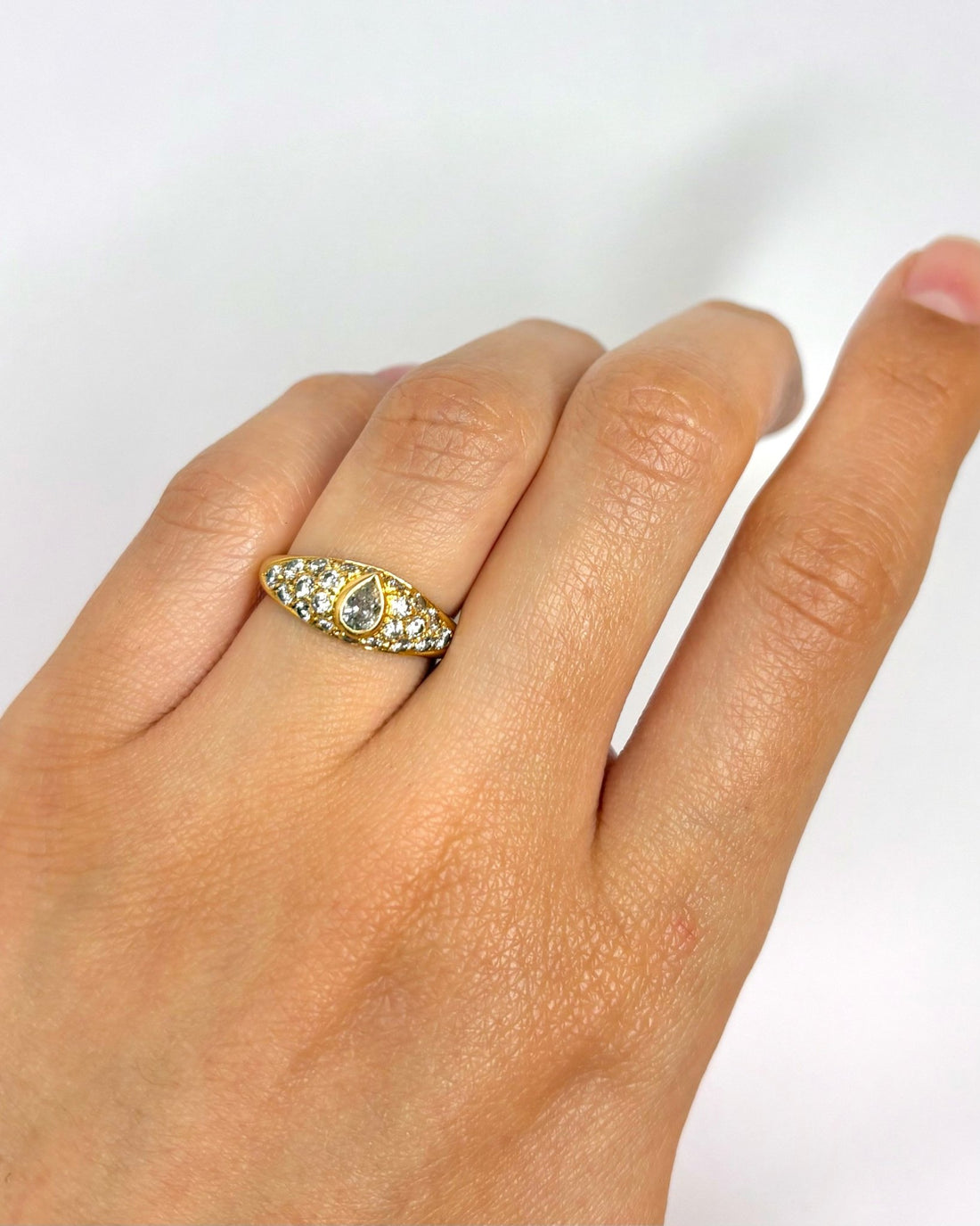 Bague Jonc Diamants 0.86 carat "Leïla" - Elliade Paris