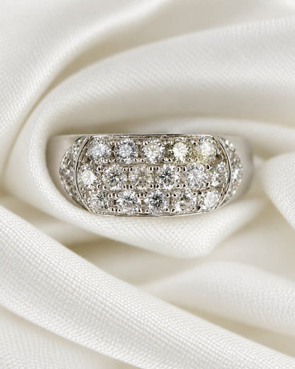 Bague Jonc Diamants 1.05 carat "Izia" - Elliade Paris