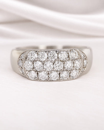 Bague Jonc Diamants 1.05 carat "Izia" - Elliade Paris