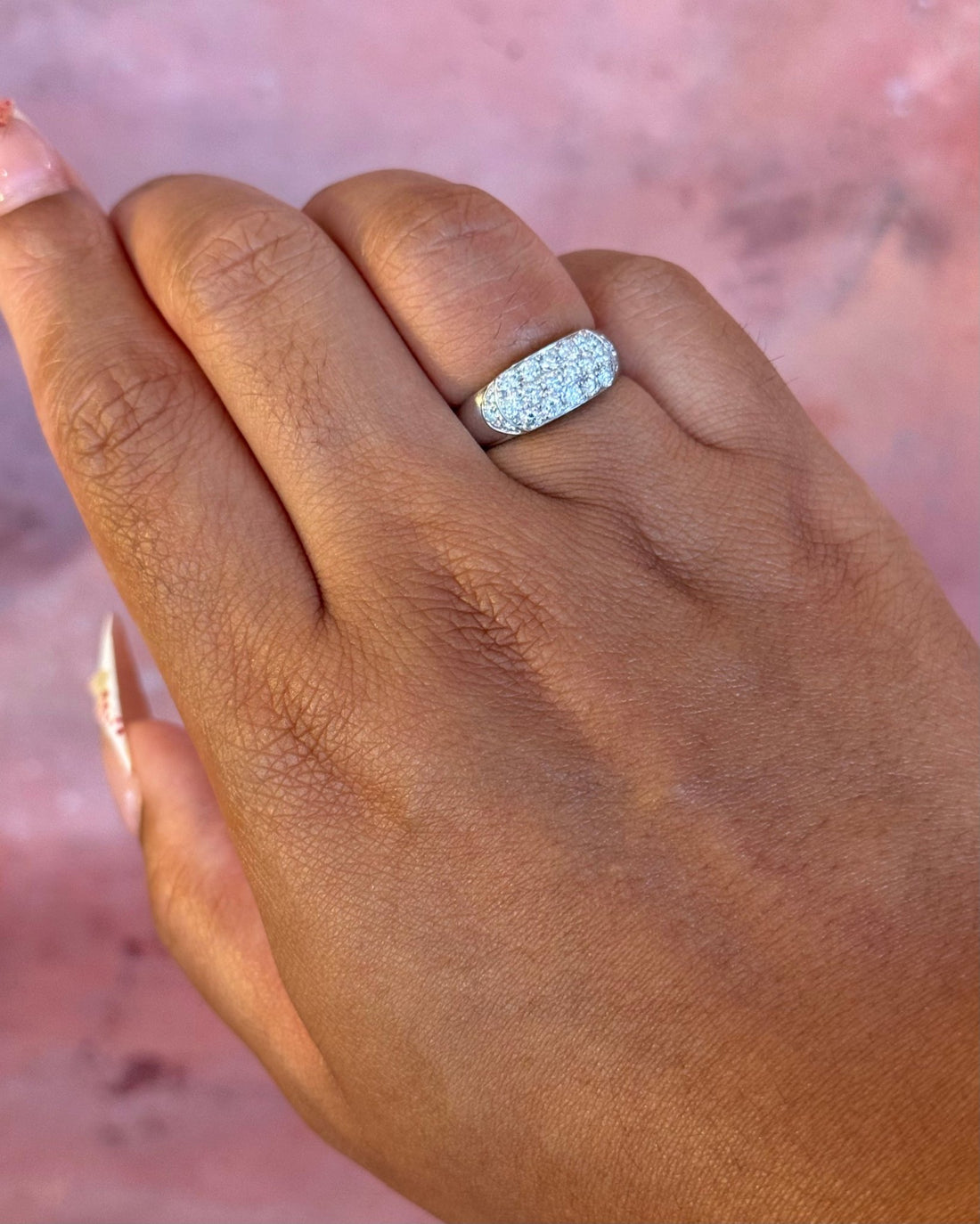 Bague Jonc Diamants 1.05 carat "Izia" - Elliade Paris