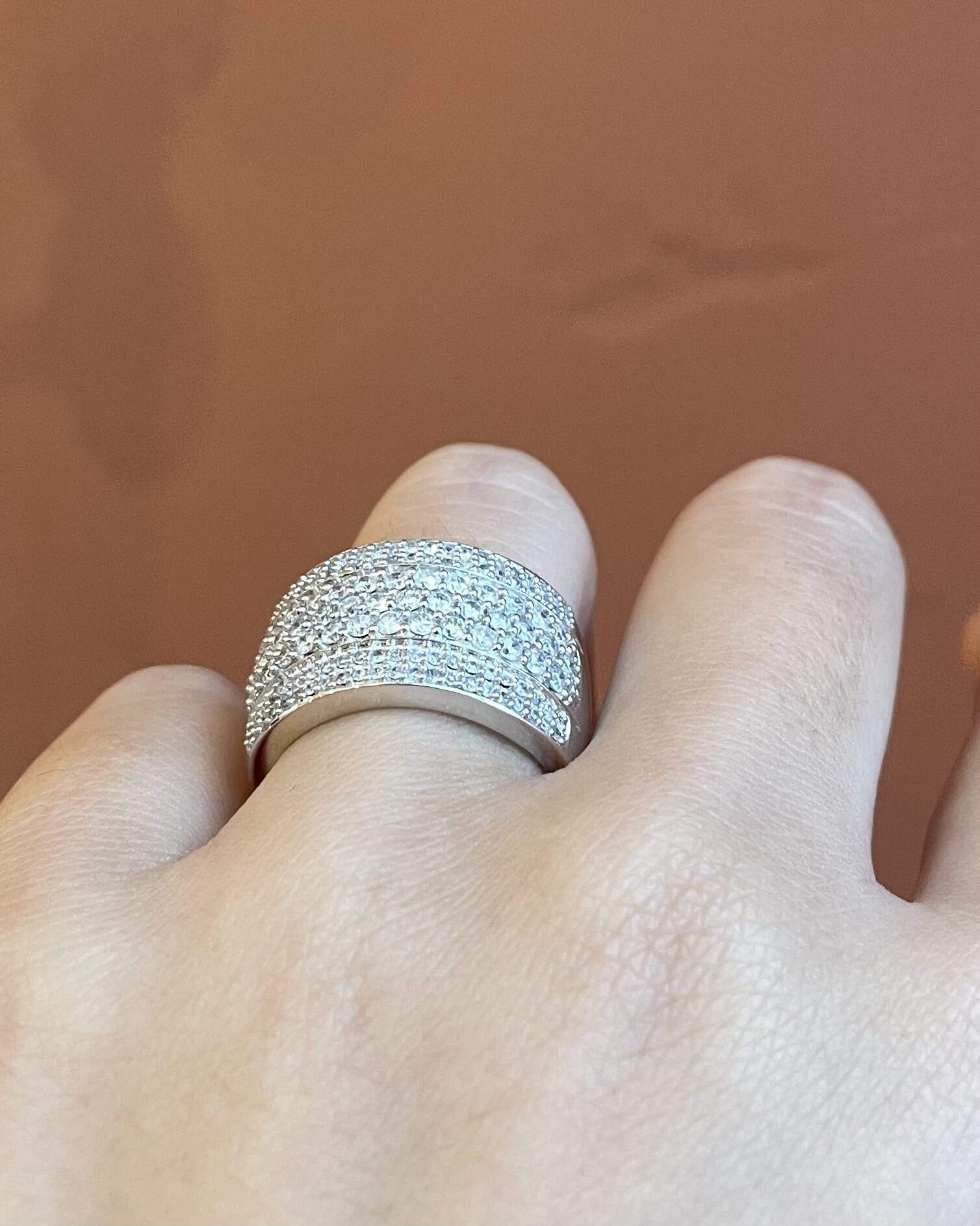 Bague Jonc Diamants 2.08 carats "Suzi" - Elliade Paris