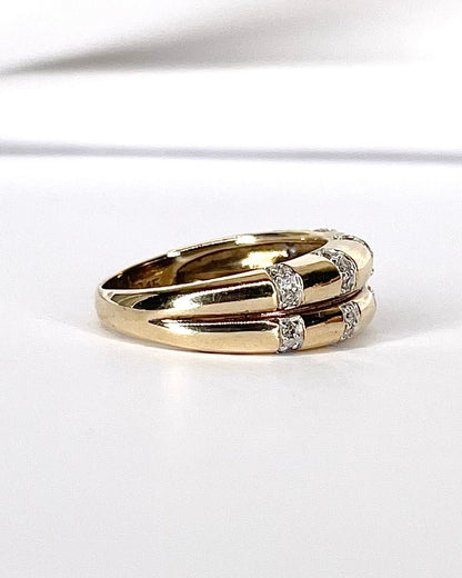 Bague Jonc Diamants "Antonia" - Elliade Paris