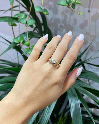 Bague Jonc Diamants &quot;Lola&quot;