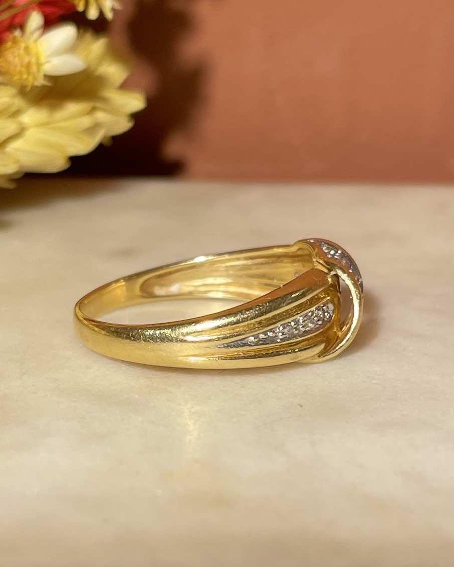Bague Jonc Diamants &quot;Lola&quot; - Elliade Paris