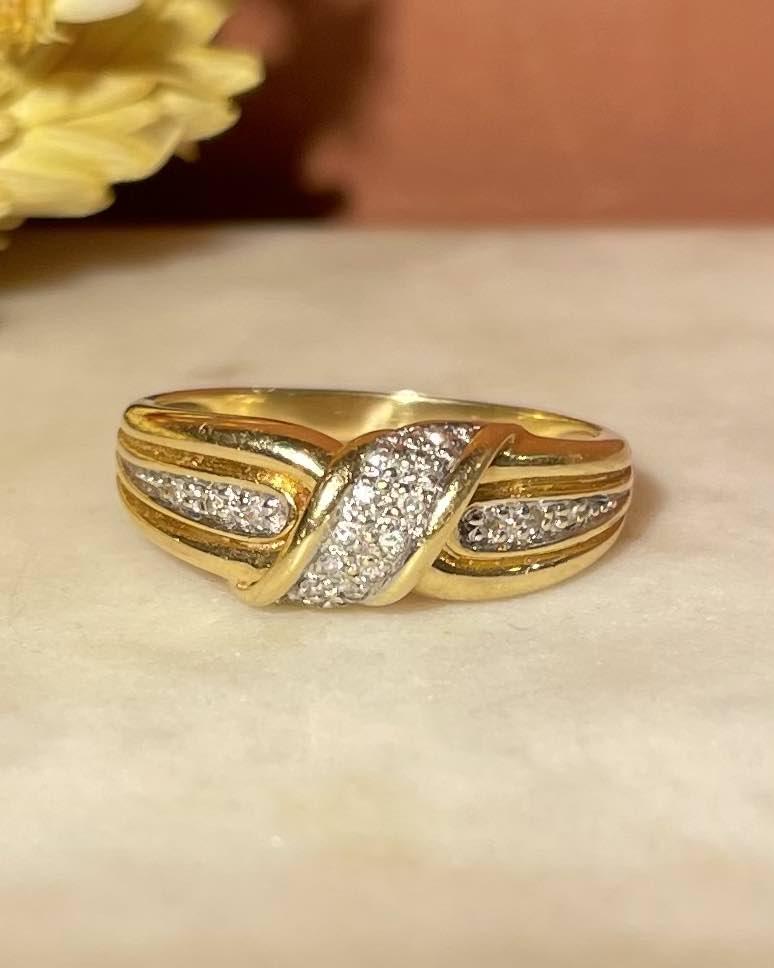 Bague Jonc Diamants "Lola" - Elliade Paris