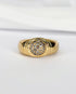 Bague Jonc Diamants & Or 4.79g "Lou" - Elliade Paris