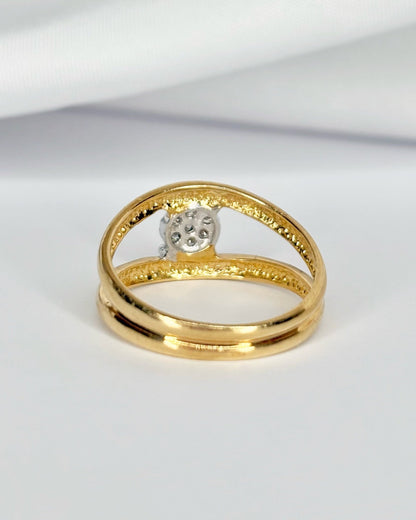 Bague Jonc Diamants "Rachelle" - Elliade Paris