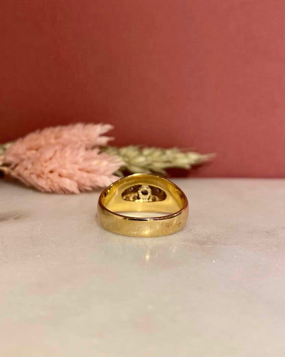Bague Vintage Jonc 21 Diamants &quot;Cassey&quot;