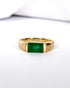 Bague Jonc Émeraude 1.10 carat "Alicia" - Elliade Paris