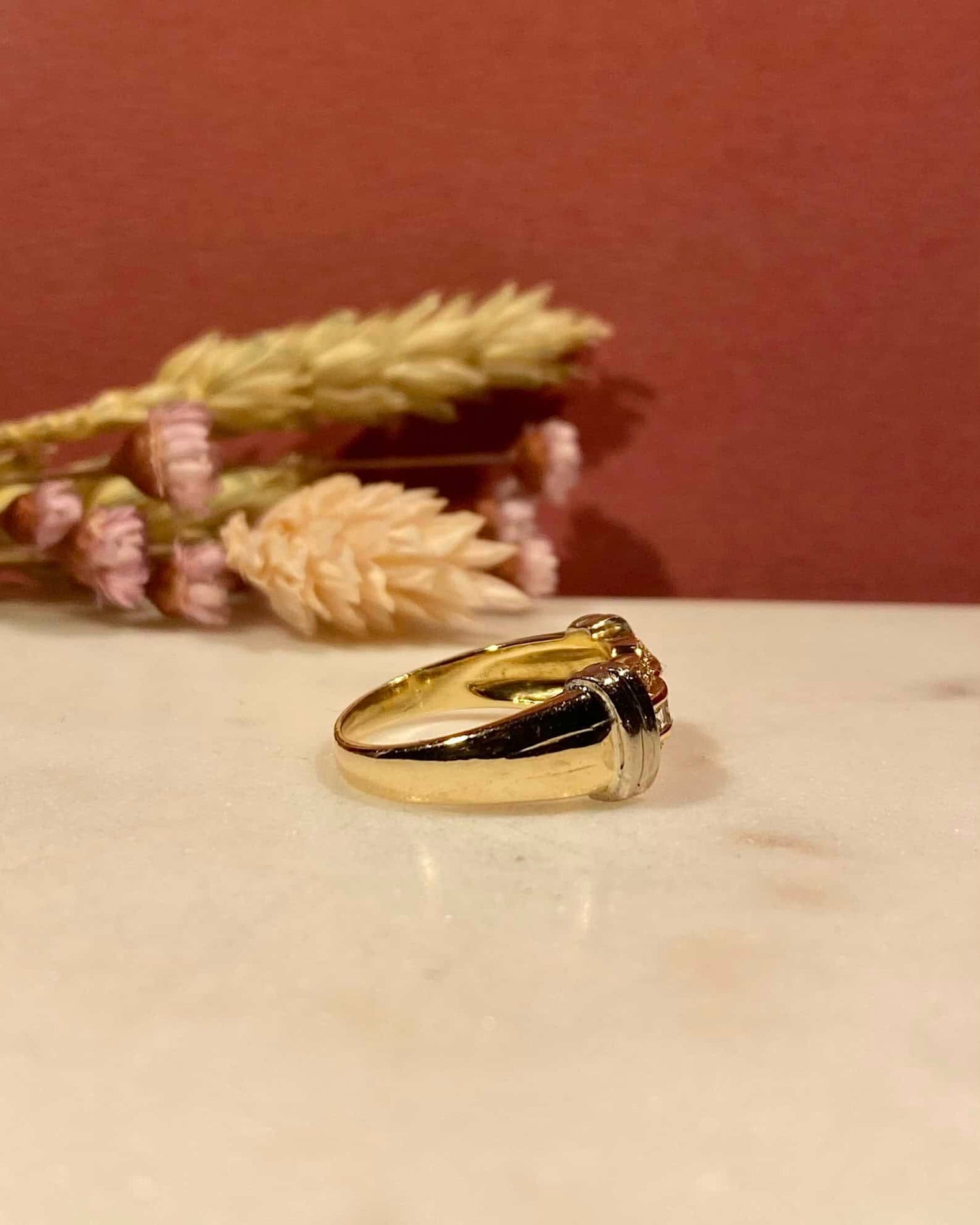 Bague Jonc Or &amp; 18 Diamants &quot;Jamie&quot; - Elliade Paris