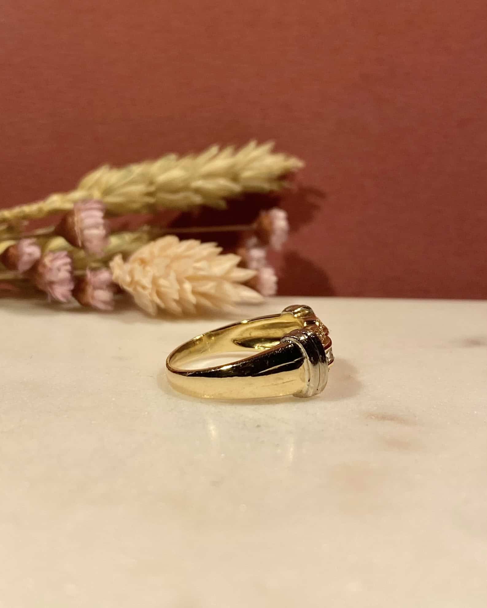 Bague Jonc Or &amp; 18 Diamants "Jamie" - Elliade Paris