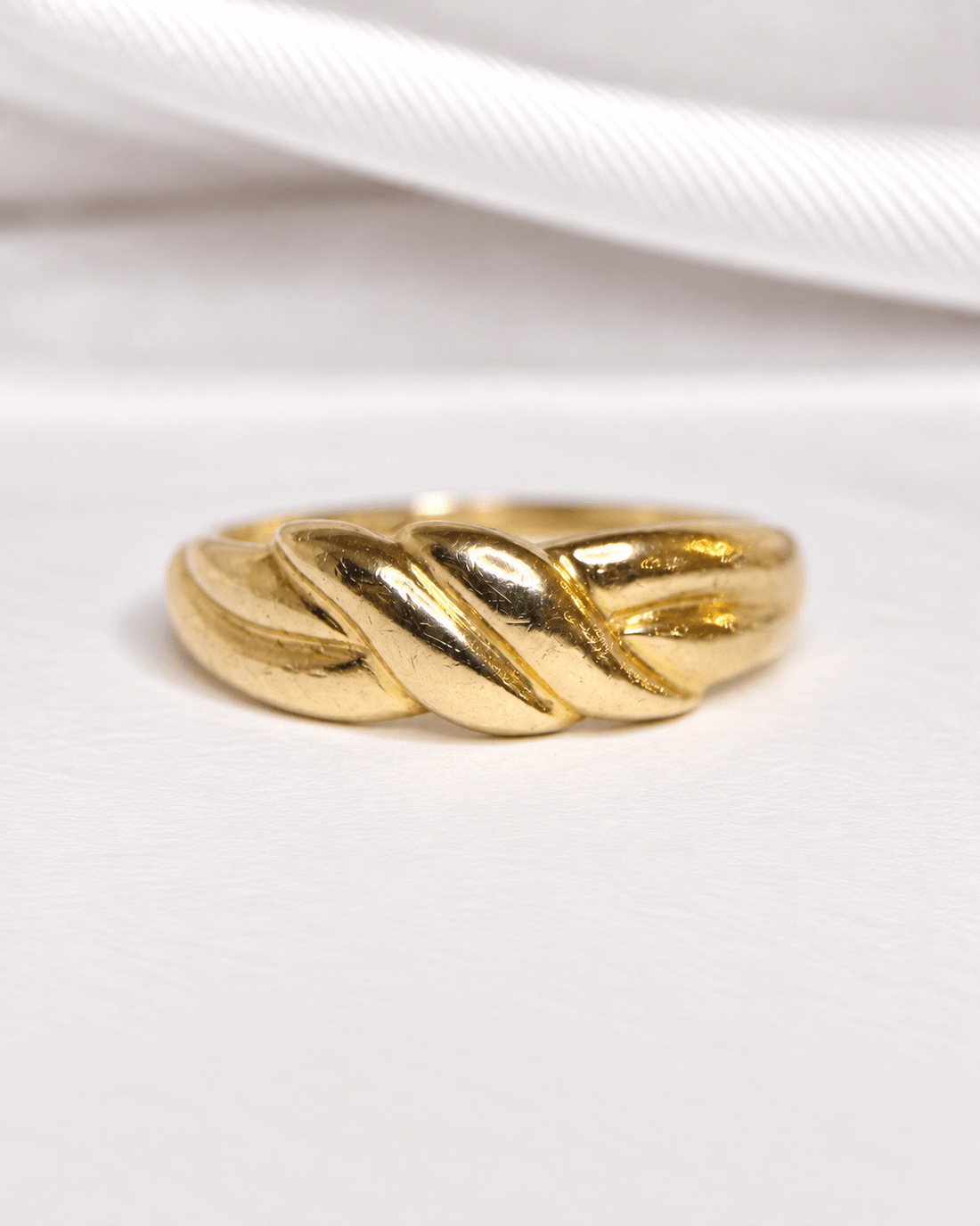 Bague Jonc Or Jaune 18 carats 3.45g "Alan" - Elliade Paris