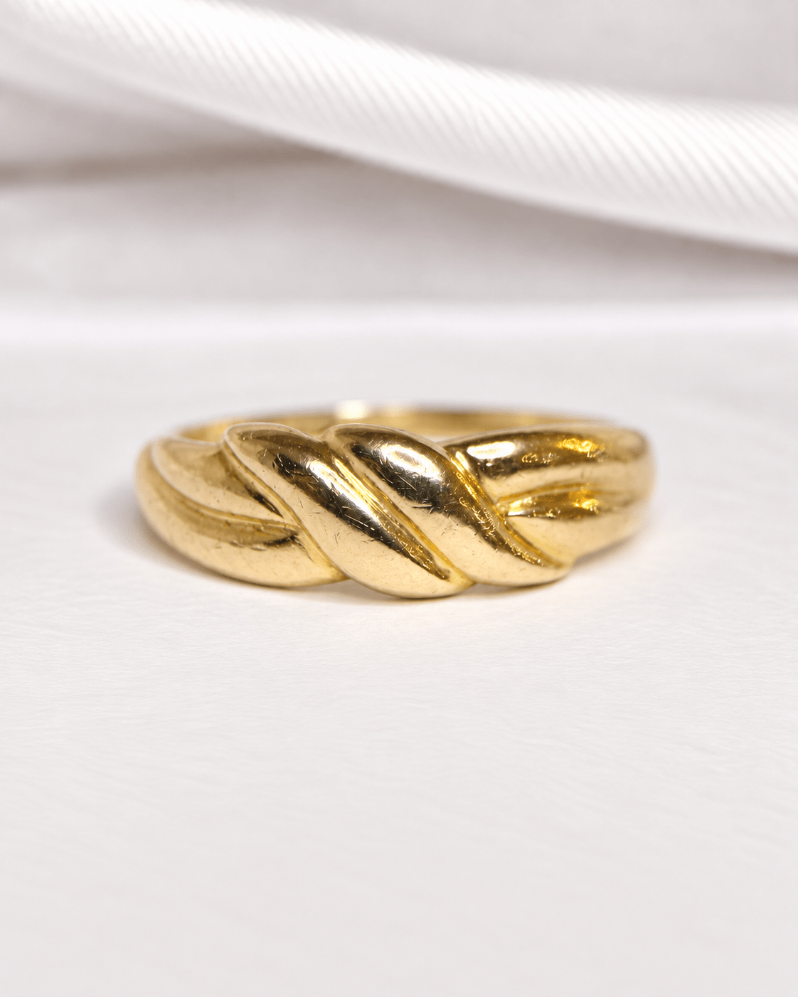 Bague Jonc Or Jaune 18 carats 3.45g "Alan" - Elliade Paris