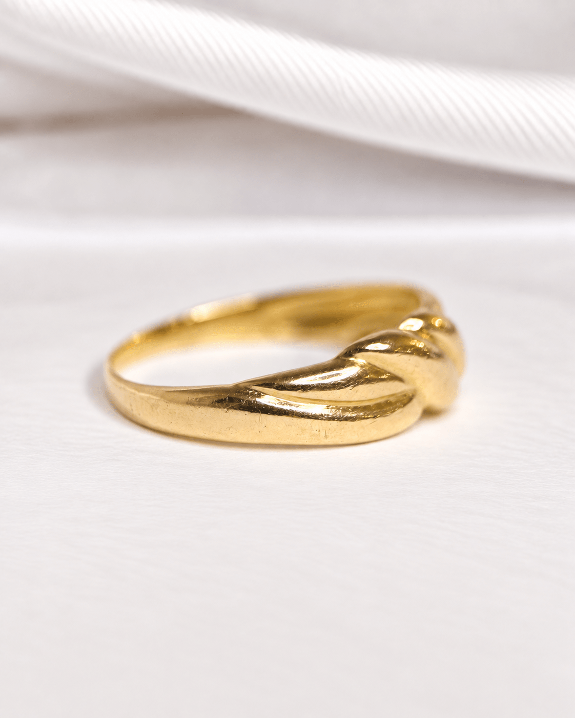 Bague Jonc Or Jaune 18 carats 3.45g "Alan" - Elliade Paris