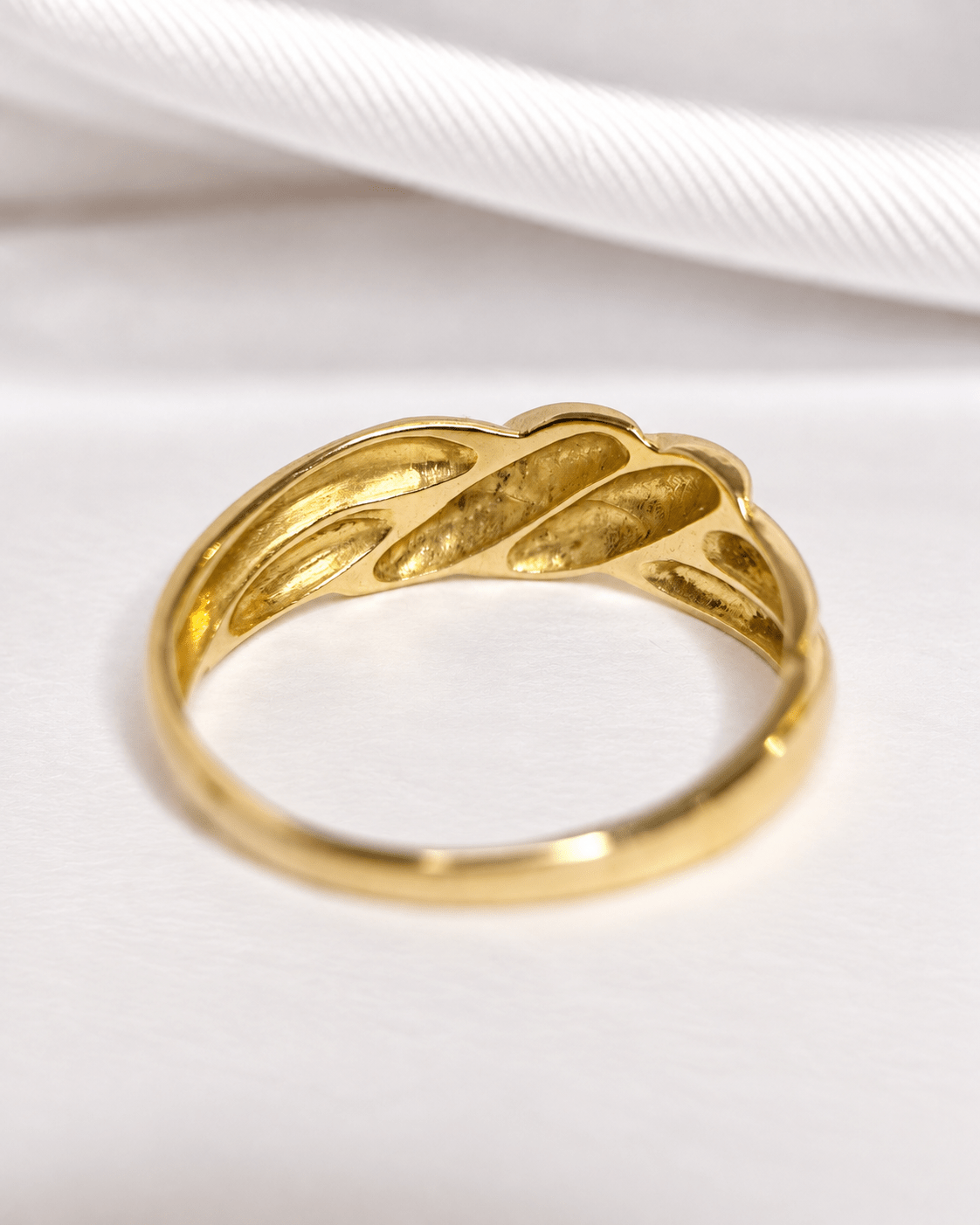 Bague Jonc Or Jaune 18 carats 3.45g "Alan" - Elliade Paris