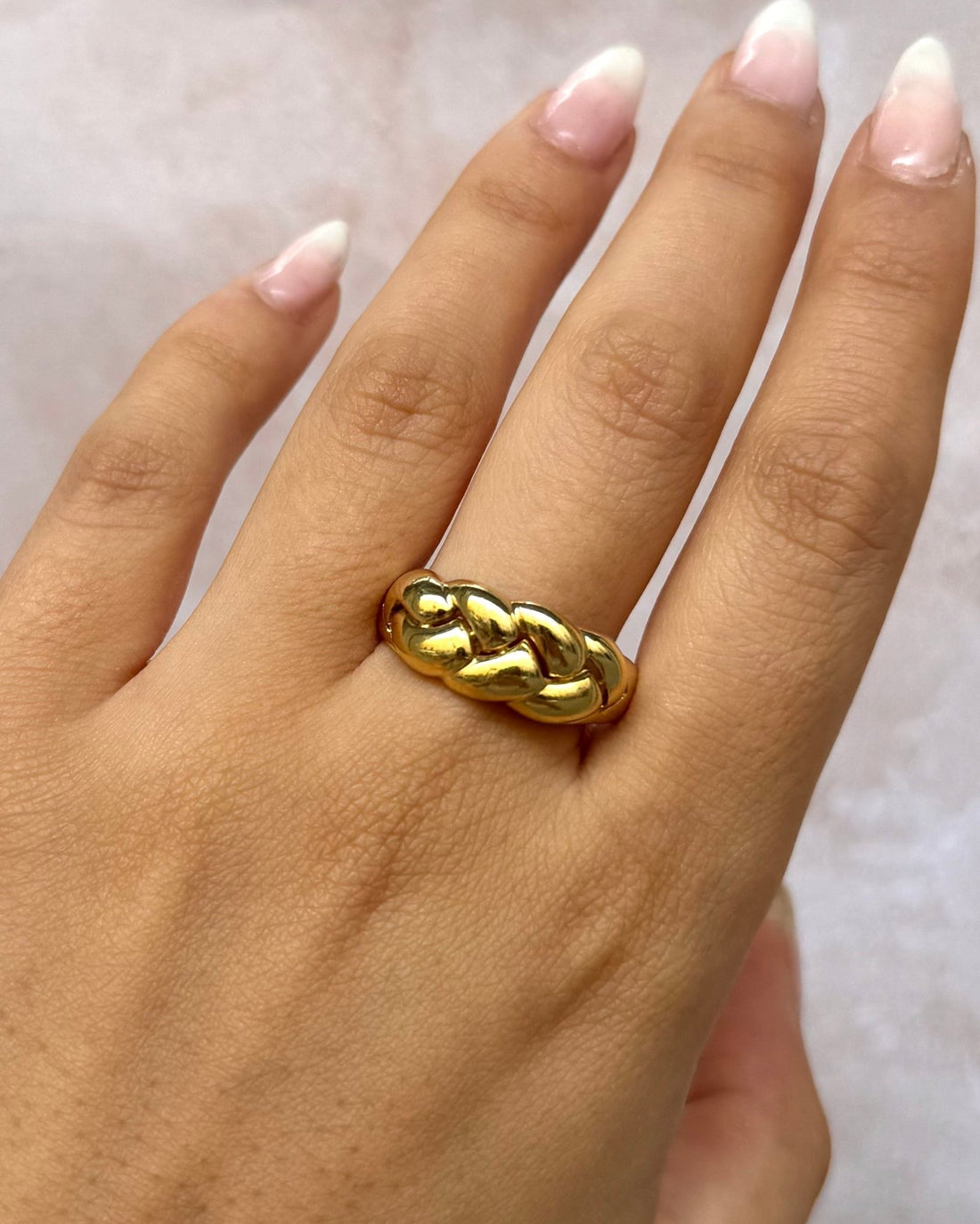 Bague Jonc Or Jaune 18 carats 4.18g "Georgia" - Elliade Paris