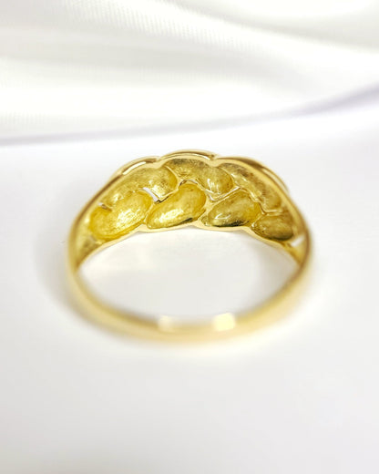 Bague Jonc Or Jaune 18 carats 4.18g "Georgia" - Elliade Paris