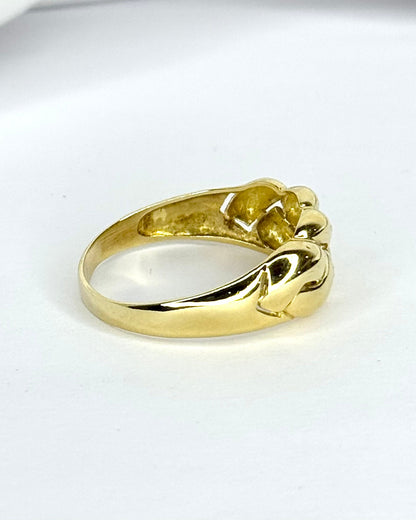 Bague Jonc Or Jaune 18 carats 4.18g "Georgia" - Elliade Paris