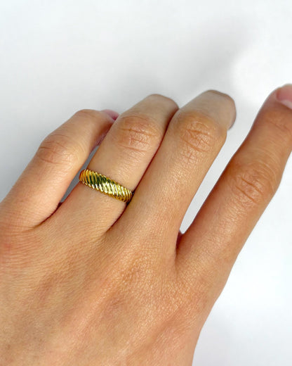 Bague Jonc Or Jaune 18 carats "Auriane" - Elliade Paris