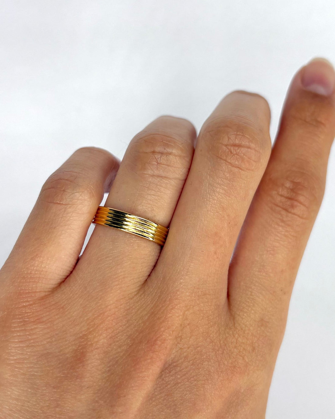 Bague Jonc Or Jaune 18 carats "Chloé" - Elliade Paris